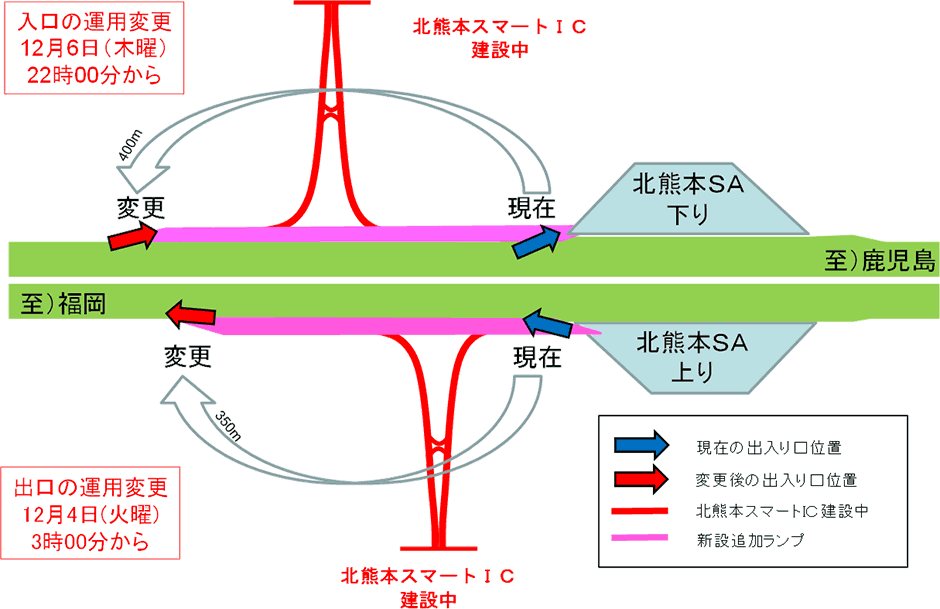 E3九州道 上り行き（熊本IC～鳥栖JCT）