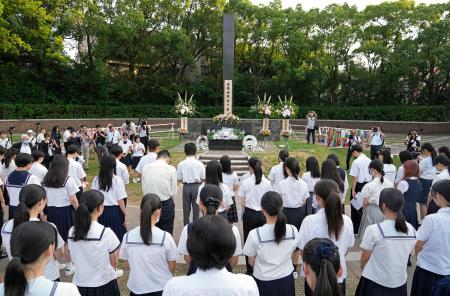 爆心地方向から風が吹き灰が降ってきた」。原爆の威力を測定する計測器の落下地点で、浜田武男さんは語った＝6月16日、長崎県諫早市 -  「長崎を最後の被爆地に」核に頼る社会終わるよう願う