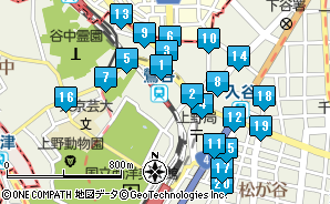 鶯谷駅 北口」(台東区--〒110-0003)の地図/アクセス/地点情報 - NAVITIME