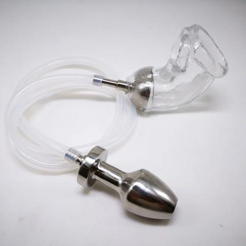 男性用貞操帯とアナルプラグのミックスアイテム Tailpipe Chastity テールパイプ貞操帯｜アダルトグッズ価格比較db