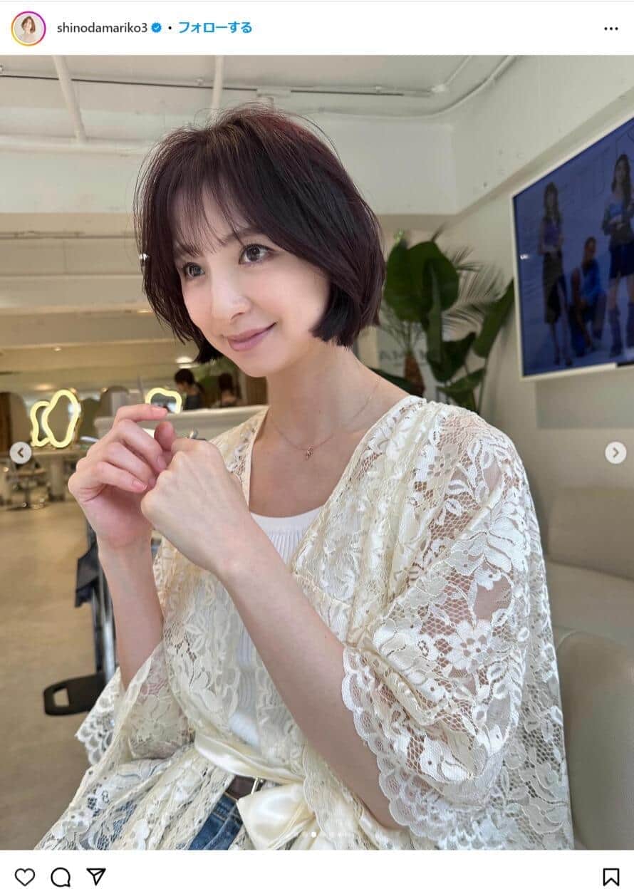 篠田麻里子、ロングヘアで自身初の挑戦「和らいでもらえたら」 - モデルプレス