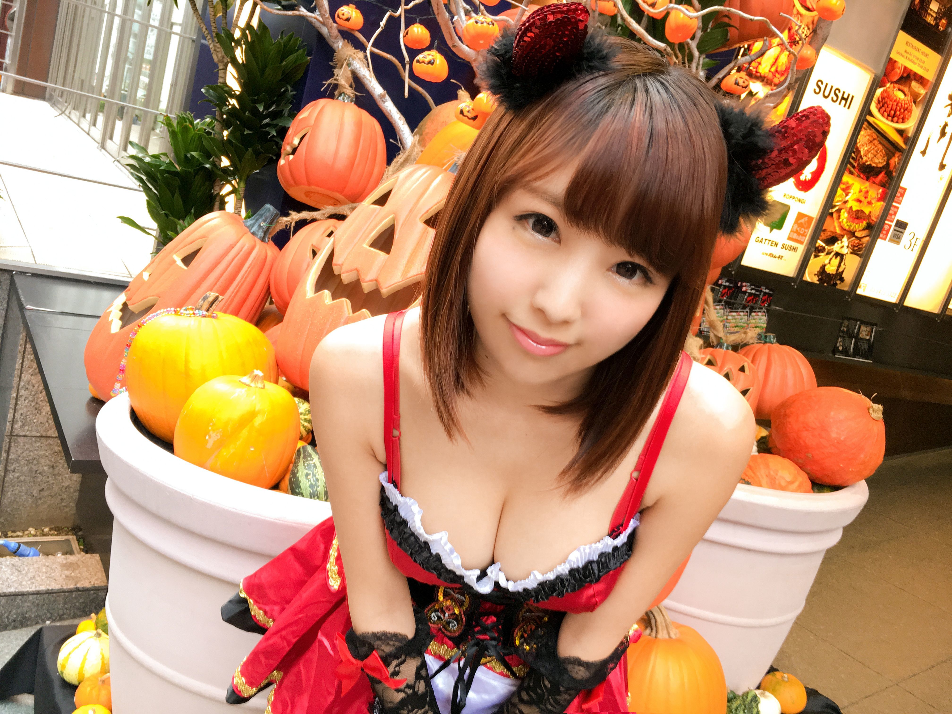 ハロウィンでナンパした、ネコミミコスプレ女子が可愛すぎた件 #ハメ撮り #エロ動画像 25枚 -