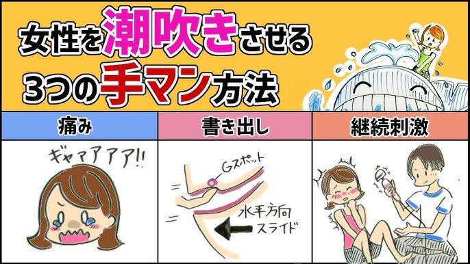 潮吹きさせる方法を徹底解説。潮を吹かせるには3つの条件が必要！