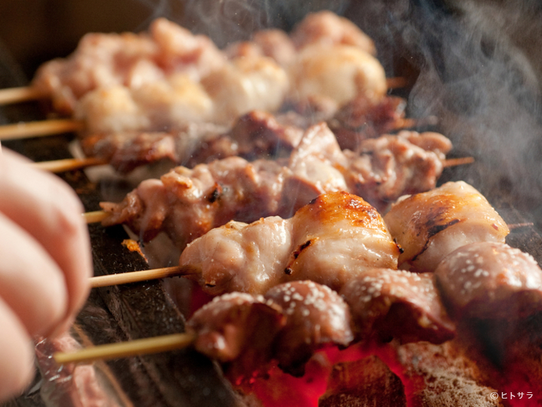 東京 浅草橋のつくねが美味しい焼鶏屋, 炭火焼鶏ことり, 最高級備長炭で焼きあげる焼鶏はどれも絶品！,