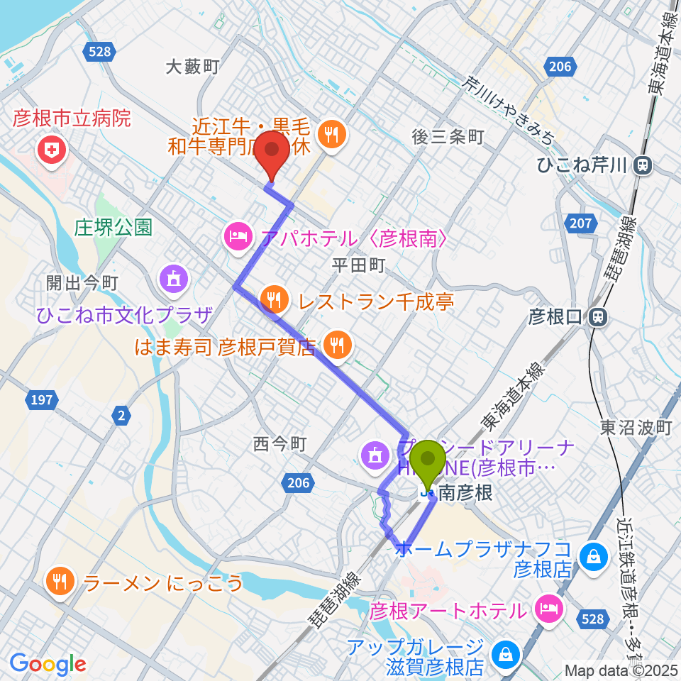 大阪駅から長浜駅(2017年01月08日) 鉄道乗車記録(鉄レコ・乗りつぶし) by