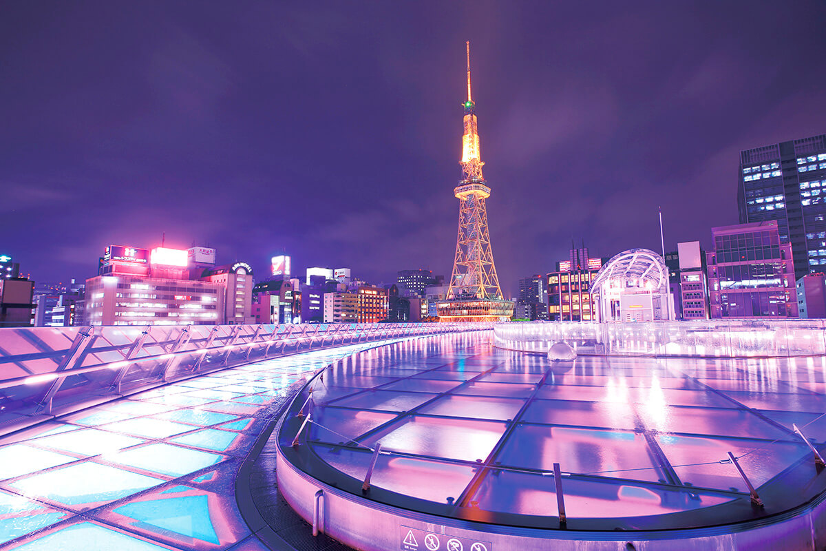 名古屋のスカイプロムナードで夜景デート