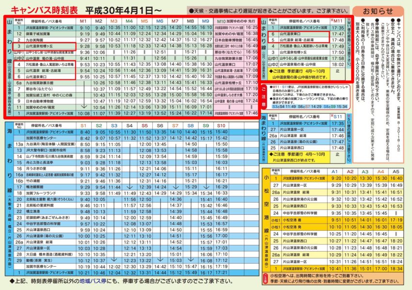 JR西日本・IRいしかわ鉄道 加賀温泉駅