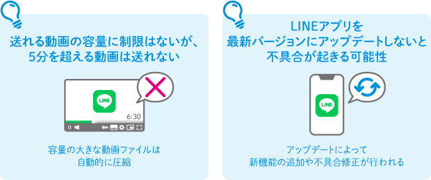 LINEで5分以上の動画を送る裏技