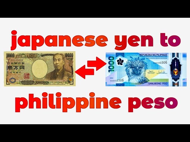 Japanese Yen to Philippine Peso