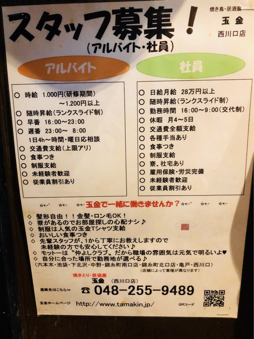 炭火焼き鳥・居酒屋 玉金 西川口店（川口市西川口）の写真(9件)