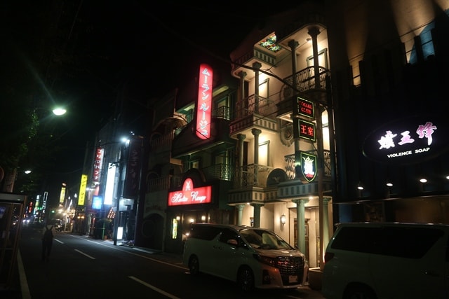 【4K Japan】夜の吉原ソープ街を散策『Walk in Yoshiwara red-light