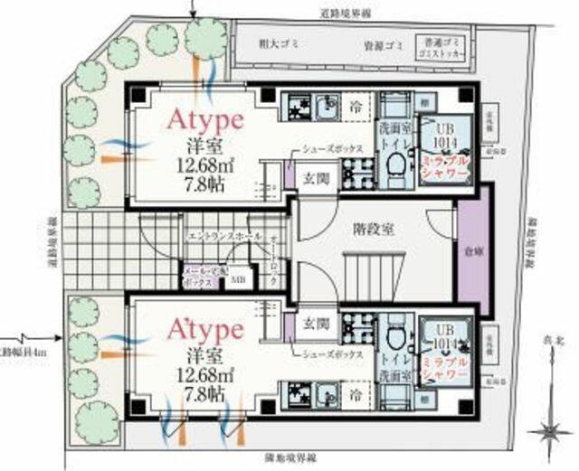 アットホーム】ウィステリア武蔵小杉Ｃ 403 ワンルーム（提供元：藤伸興業(株)）｜川崎市中原区の賃貸マンション[6982457208]