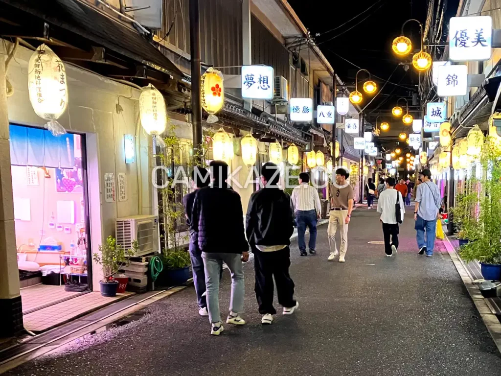 Osaka Red-Light District Only